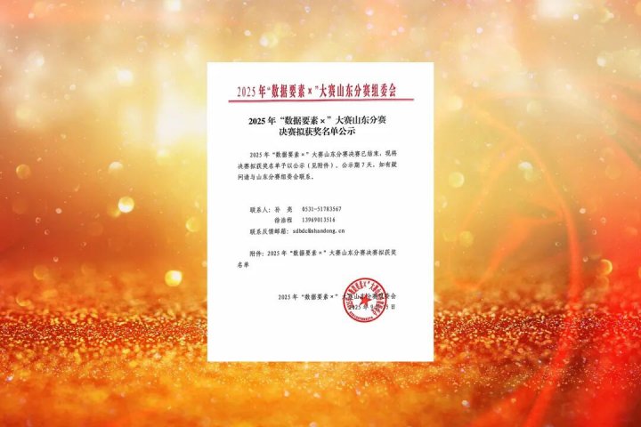 济宁能源集团四家企业在国家“数据要素×”大赛山东分赛中获奖